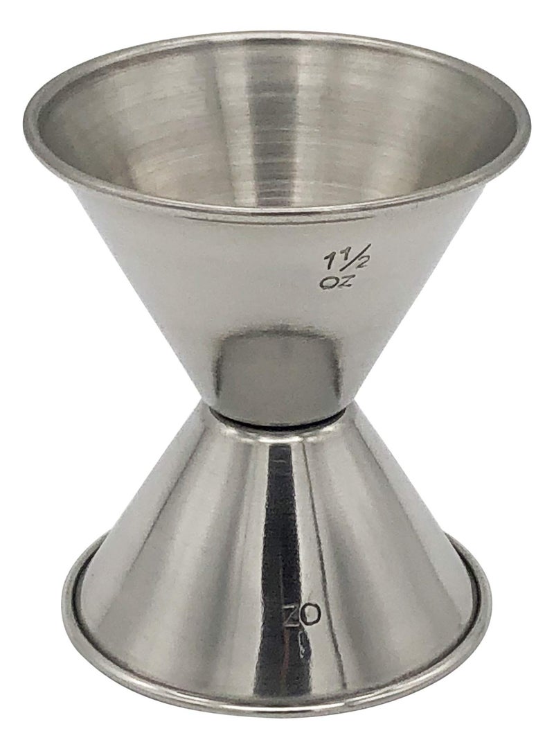 Hudson & Lane Stainless Steel Cocktail Barware Double Measuring Jigger 1 oz x 1.5 oz - Image 4